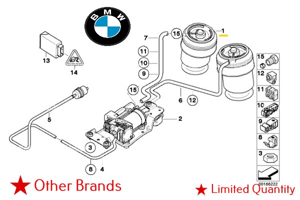AIR BELLOWS SUSPENSION REAR