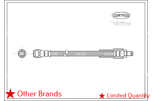 BRAKE HOSE REAR