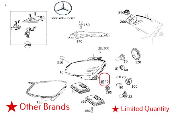 HEADLAMP ASSEMBLY CLIP