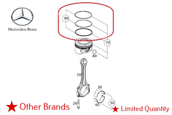 PISTON RINGS 83.00mm 1,2x1,5x2