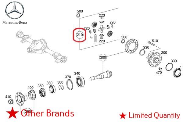 DIFFERENTIAL GEAR REP.KIT.