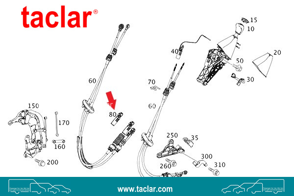 GEAR BOX CABLE CONNECTOR