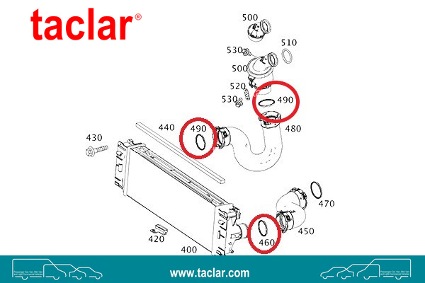 ORING GASKET INTERCOOLER 55