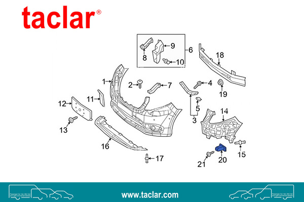 BRACKET BUMPER FRONT