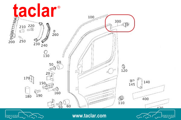 WEATHER STRIP SEAL FRONT DOOR LEFT RIGHT