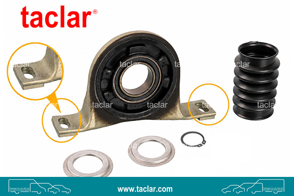 PROPELLER SHAFT CENTER BEARING FRONT REAR FULL SET